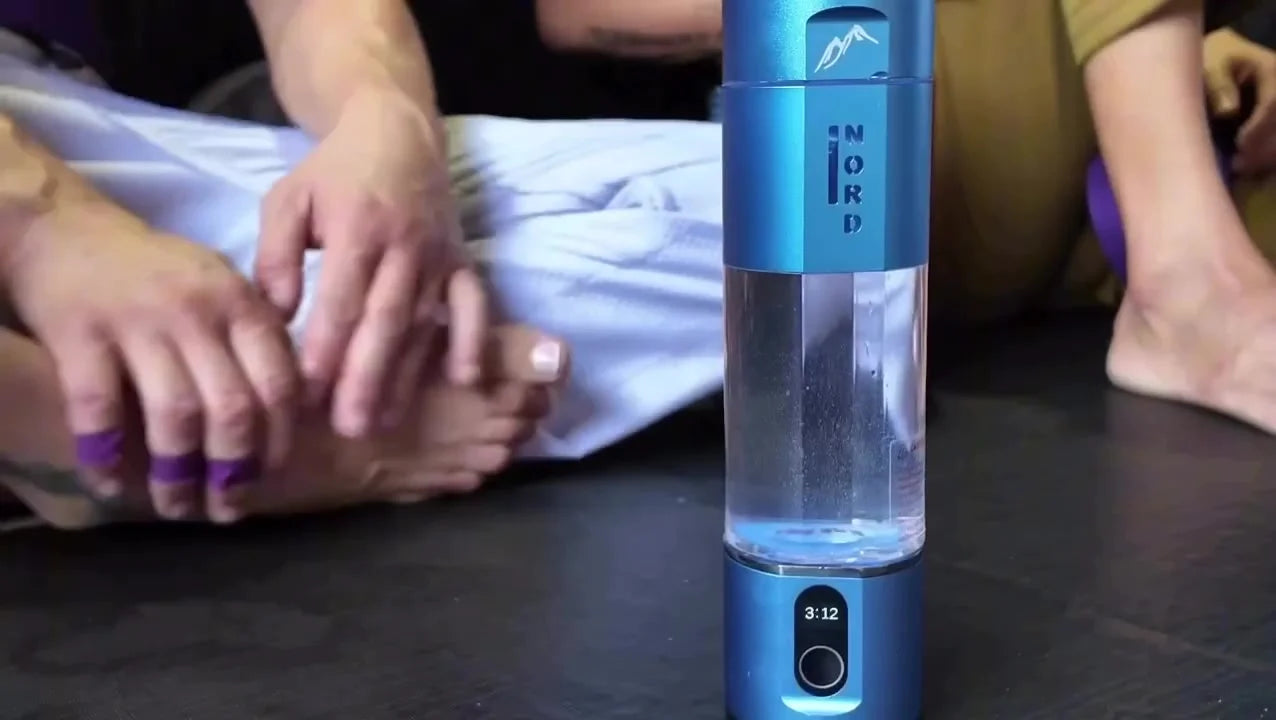 Nord Hydrogen Bottle sul tatami tra un round e l'altro alla Flow Academy