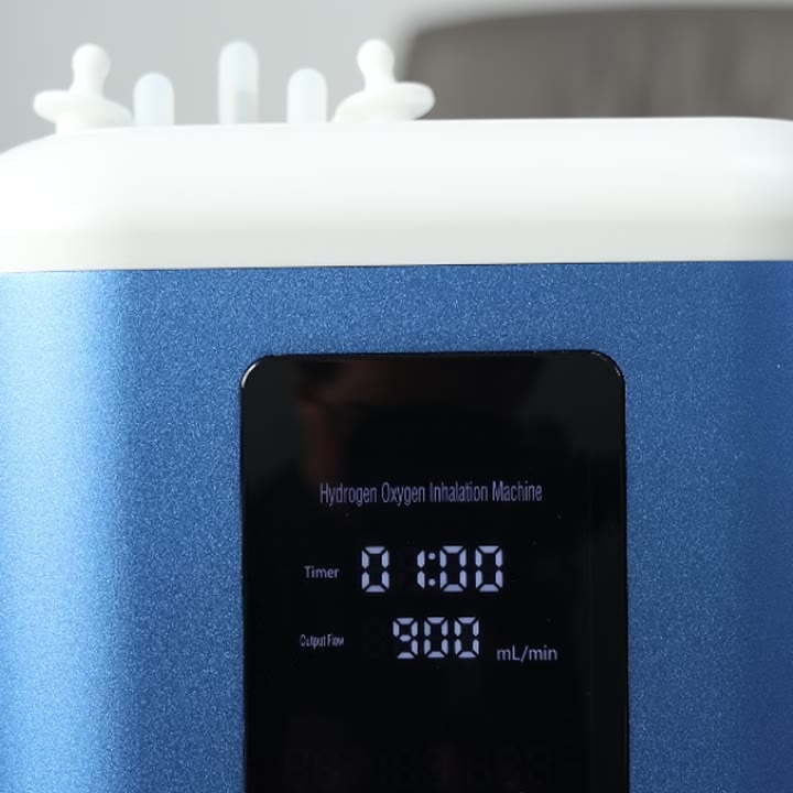Display con 900 mL/min e il timer della sessione